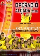OPERACIÓ ALÇADA 2016. Convocatòria de Beques Esportives de la Federació Catalana Voleibol