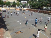 El nou club de voleibol a Cabrils enceta accions de promoció a la seva localitat