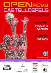 Castelldefels acull la sisena prova del Vichy Catalan Volei Tour