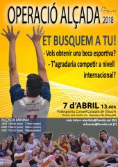 La Federació Catalana de Voleibol et busca: OPERACIÓ ALÇADA 2018!