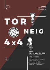 Nova edició del Torneig anual de voleibol mixte 4x4 de l’AE Sàndor