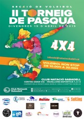 El CN Sabadell organitza el II Torneig de Pasqua de voleibol