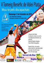 Nou torneig benèfic de vòlei platja de l’Hospitalitat de Lourdes