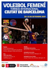 Trofeu Internacional Ciutat de Barcelona i Lliga Catalana de Divisió d´Honor a casa el CVB Barcelona