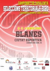 Blanes acollirà el sisè Campionat de Catalunya de Seleccions Territorials 2020