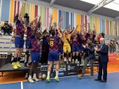 El Barça Voleibol aconsegueix la segona Copa Príncipe davant el Tarragona SPSP