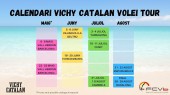 Calendari oficial del Vichy Catalan Volei Tour 2021