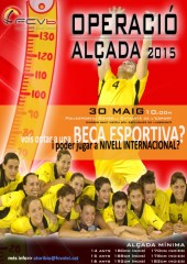 OPERACIÓ ALÇADA 2015. Convocatòria de Beques Esportives de la Federació Catalana Voleibol