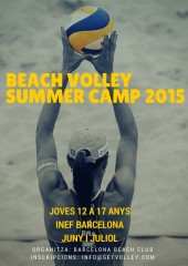 Beach Volley Summer Camp 2015 organitza’t pel Barcelona Beach Club