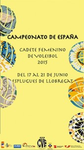 Campionat d´Espanya cadet femení Esplugues 2015
